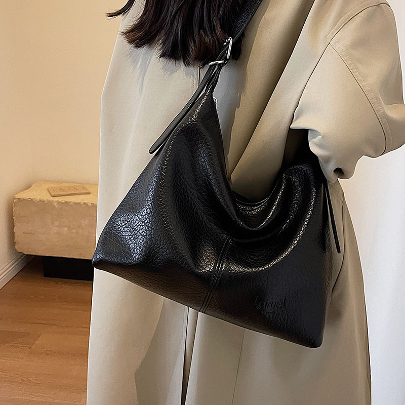 Shengmi Large Capacity For Women New Versatile Simple Casual Shoulder Bag Dog Tooth Designer Pattern Tote_voghion.com