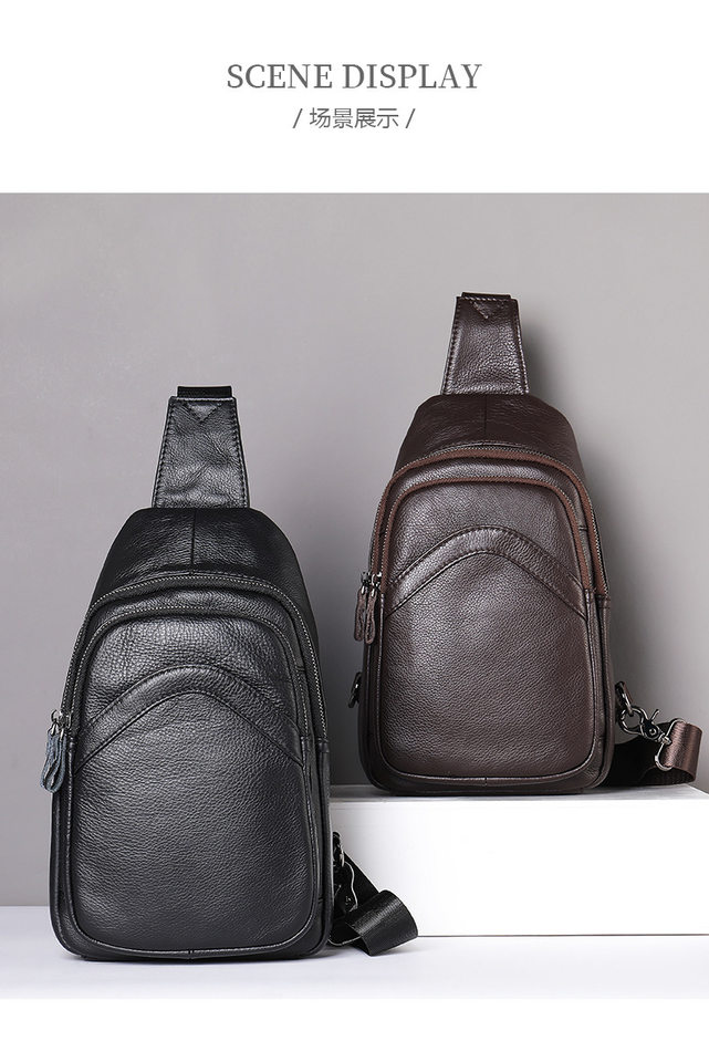 Túi đeo chéo nam đeo ngực da bò lớp đầu 17×5×30,5 cm — 20202 màu đen, 698 màu đen, Cà phê 698, 9011 màu đen chi tiết 66