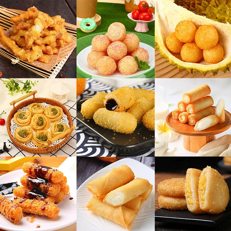 Молочные хрустящие рулетики Арнольда, пышные рисовые лепешки, хрустящие закуски из свинины, уличная еда, жареные закуски, закуски к чаю, завтрак, замороженные продукты.