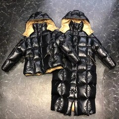 Mengjia 24FW PARNAIBA ブラック ブラウン ロング/ショート ダウンジャケット フード付き 防寒 カジュアル 万能