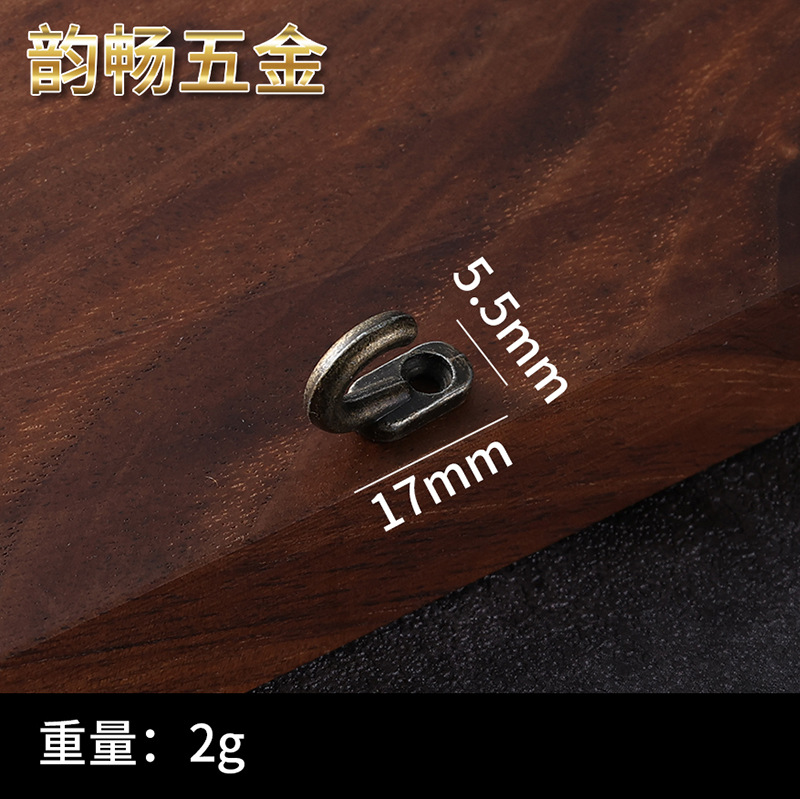 Gancho de ropa transfronteriza solo gancho aleación ropa antigua gancho ropa gancho aleación solo gancho Extra pequeño mini GANCHO 2 hoyos gancho