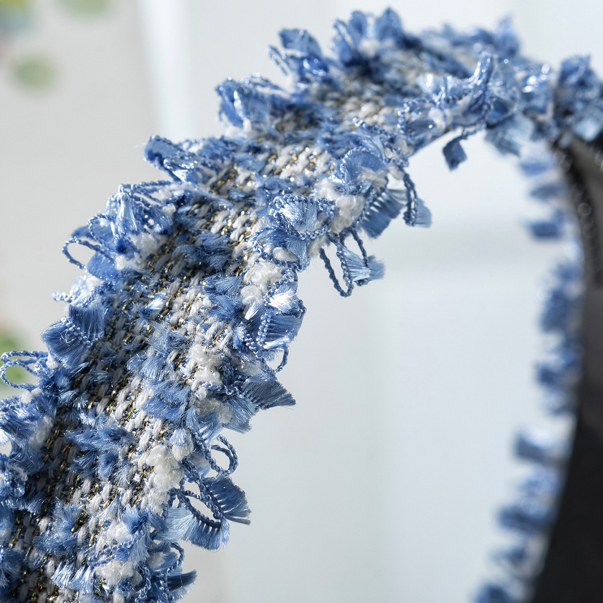 Estilo coreano Internet celebridad accesorios para el cabello elegante tejido diadema de encaje versátil colorido nueva tela diadema cabello sólido trenzado tocado