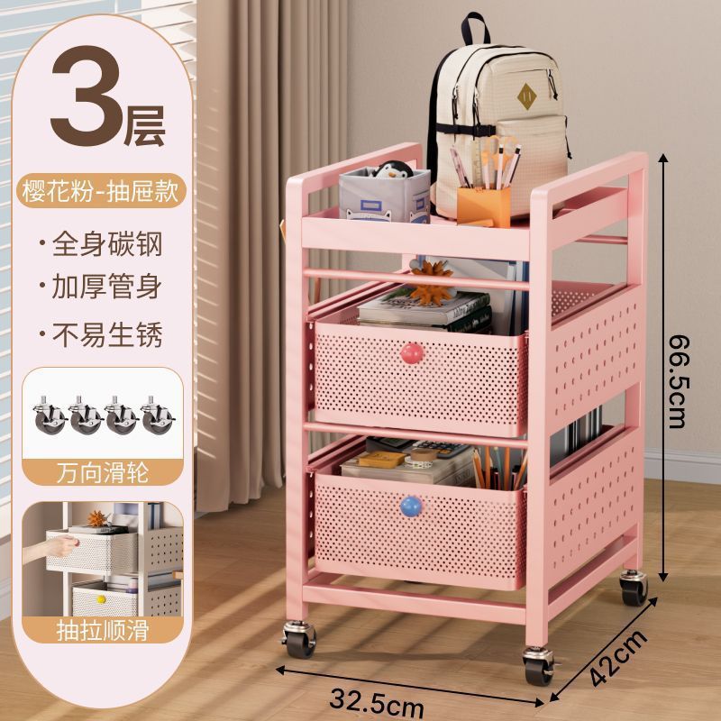 Sakura pink-3 layers of drawers