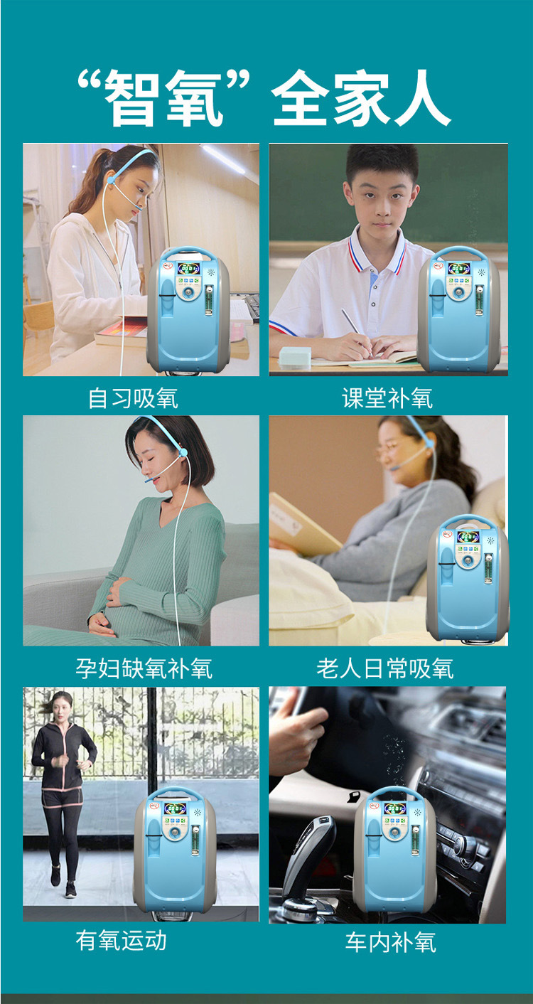 Oxygen Machine, Vehicle-Mounted Oxygen Generator, Oxygen Machine, Oxygen Pump, Oxygen Pump, Travel Small Oxygen Bar, Air Purifier
