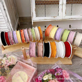 褶皱花边丝带服饰礼品包装蛋糕波浪织带蝴蝶结鲜花彩带打包带批发
