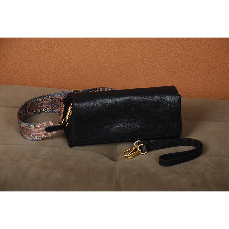 Ladies Leather Shoulder Bag Versatile Underarm Clutch Handbag_voghion.com