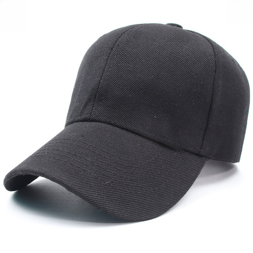 Ladies' Han Style Minimalist Versatile Cap, Casual Solid Color Velcro Brim Sun Hat, Suitable for Spring and Summer