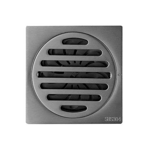 304 Stainless Steel Floor Drain for Bathroom, Odor-Proof, Square Design—Dual-Purpose for Washing Machine & Shower Area, Ideal for Kitchen and Toilet Floors