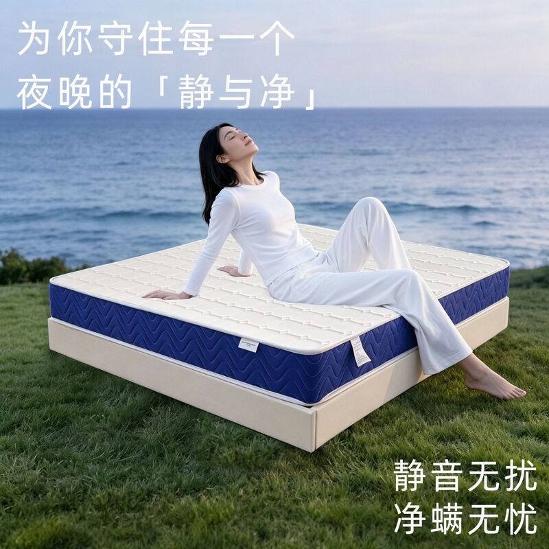 Knitted Fabric Spring Mattress, Warm Independent Pocketed Spring Spine Support, 1.5m, 1.8m Winter Simmons