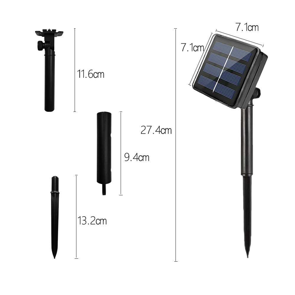 太阳能铜线灯瀑布灯led树藤灯满天星圣诞串灯室外装饰彩灯藤杖灯