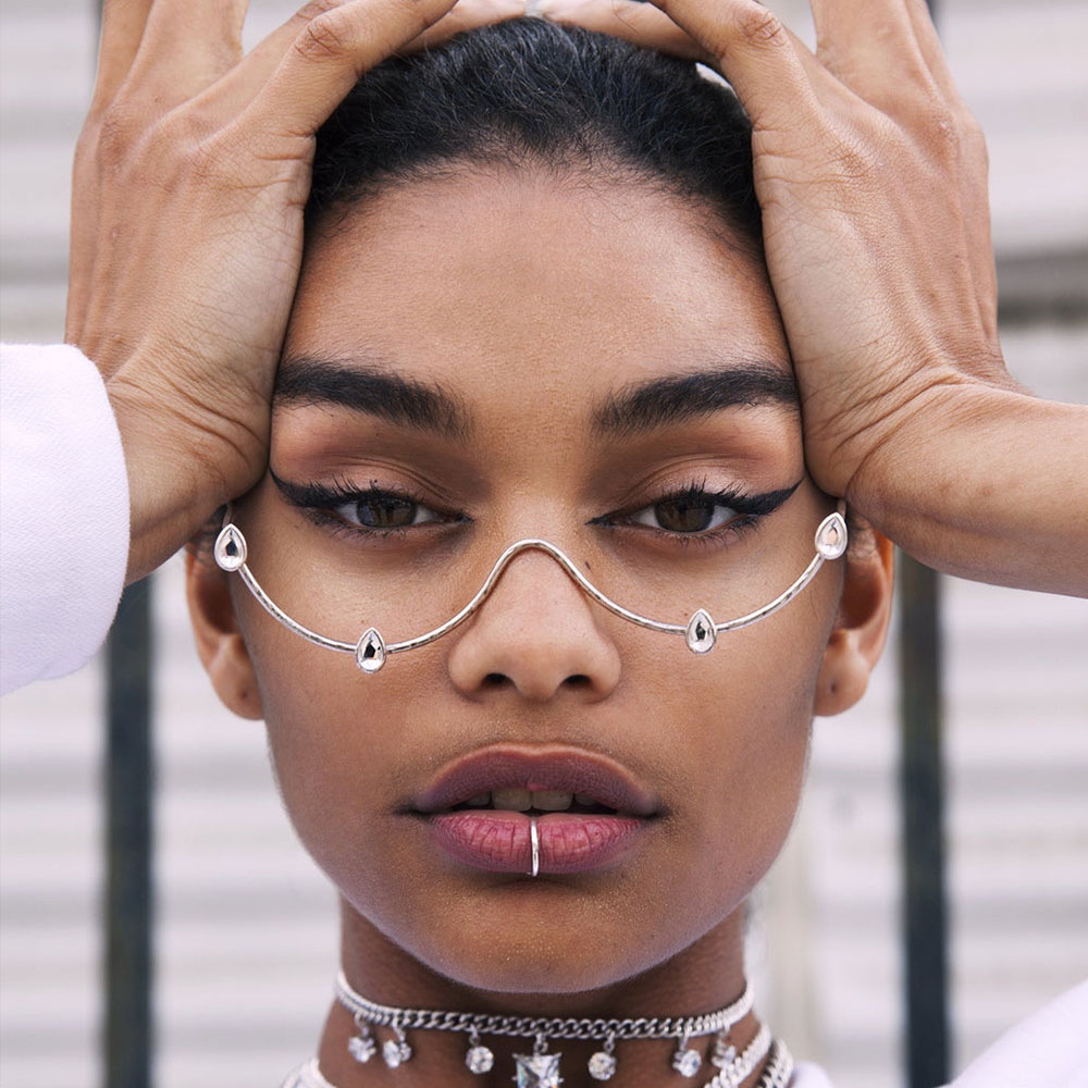 Amazon venta caliente de marcos de gafas de gota de agua simple marco plegable accesorios de gafas de mujer marco de gafas