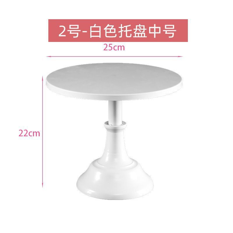 铁艺甜品台摆件蛋糕托盘婚礼小清新白色点心展示架冷餐茶歇摆台|undefined