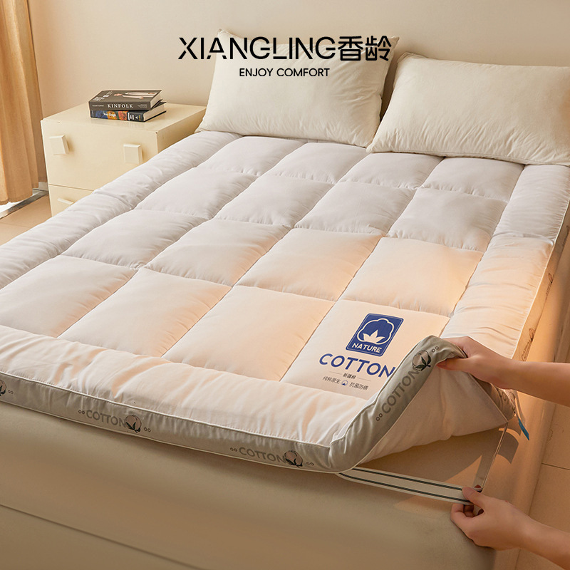 Class a Solid Color Simple Xinjiang Cotton Soft Mattress Large Bed Size Home Bedding Student Dormitory Mattress