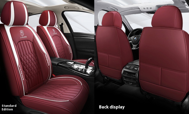 Cross-border Amazon full leather car cushion 3D three-dimensional all-inclusive universal cushion