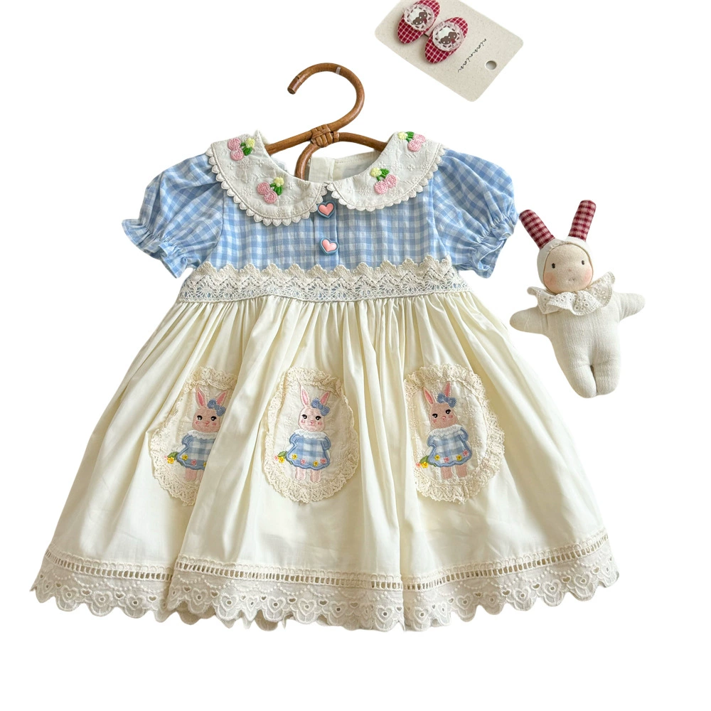 童星圆 Summer small princess costume girl's, cute dress, Lolita style, western style