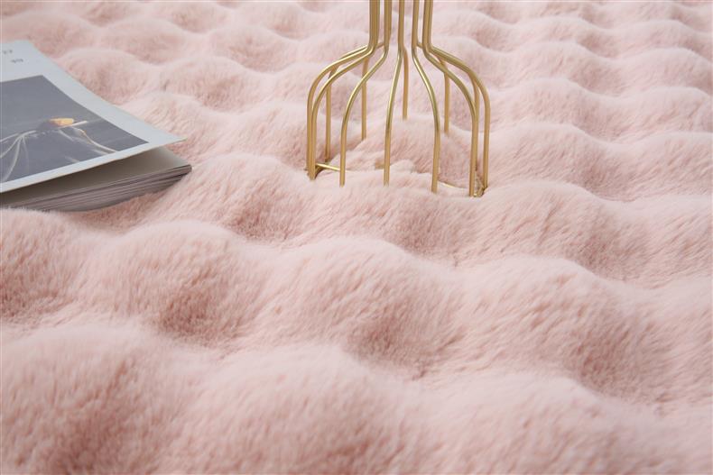 Ins Cream Style Scandinavian Plush Winter Thick Living Room Coffee Table Blanket Carpet Bay Window Tatami Bedroom Bedside Blanket