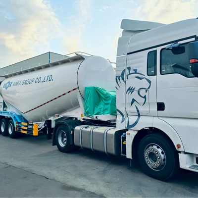 Cross-Border Supply of Cement Tank Trailers, Fly Ash Tank Trucks, Bulk Material Transport Semi-Trailers, Air Suspension Bulk Ash Tanks