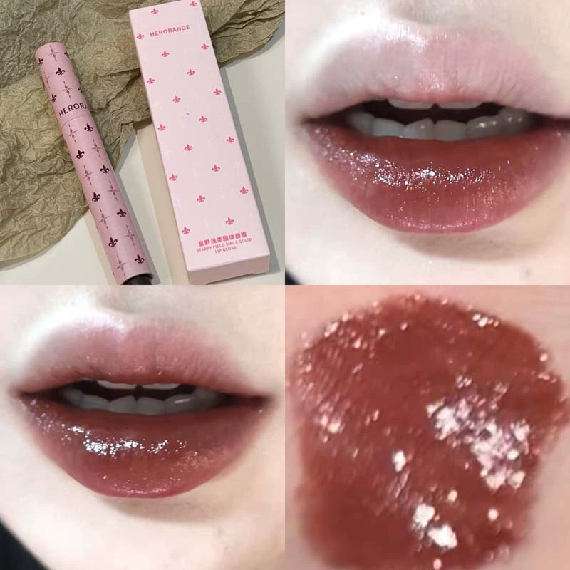 Moisturizing Lip Gloss, Mirror Shine, Intense Hydration & Plumping Effect, 6 Colors