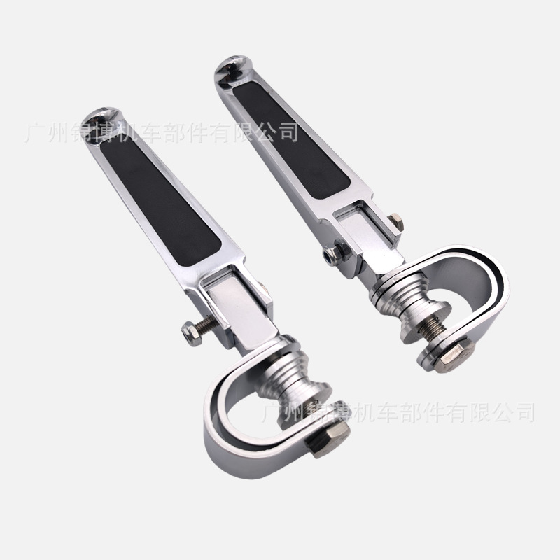Suitable for Harley, Suzuki, Honda motorcycles, foldable engine crash bars, foot pegs, and mounting footrests