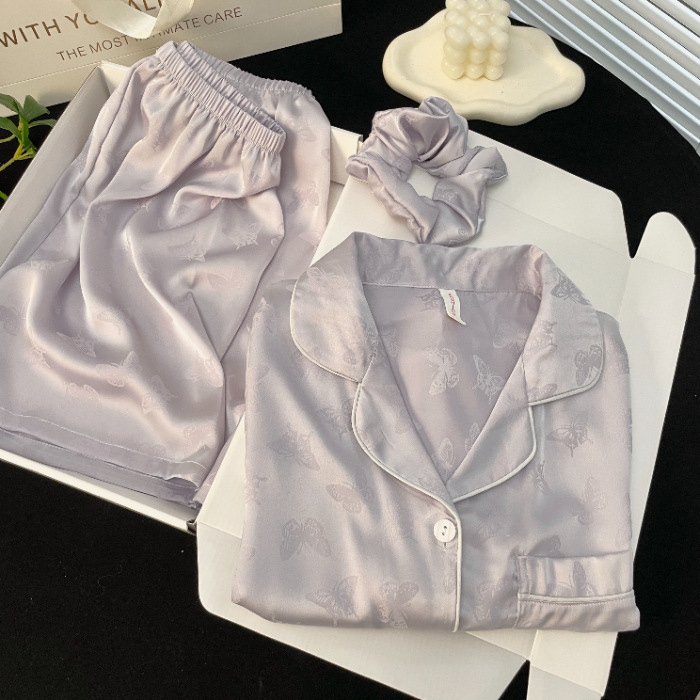 모네 보라색 무료 머리 스카프