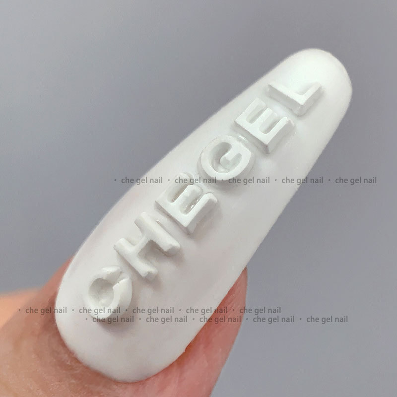 Inglés letras de uñas molde de silicona rápida talla suave molde de Internet celebridad arco desgaste uñas DIY herramienta de decoración de uñas