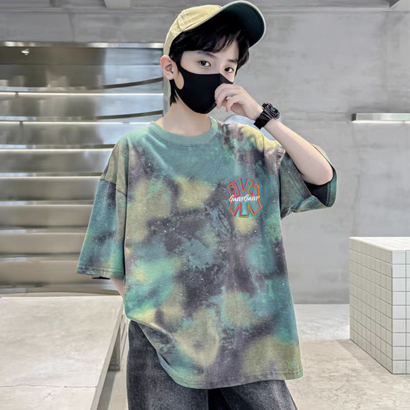 BB04#넥타이 염료 회색