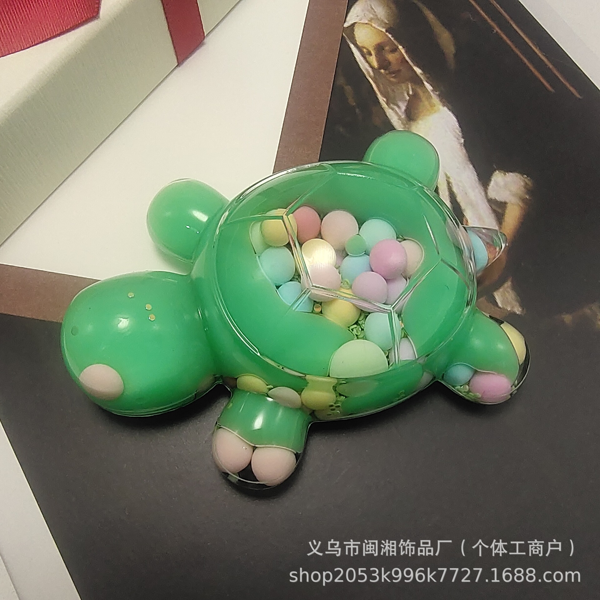 스타일 스물셋 9.3cm 우유콩폭발구슬(녹색)