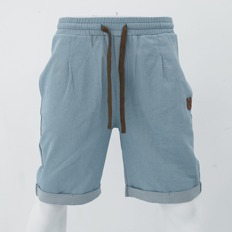 Summer New Casual Cashew Flower Men's Trendy Colored Simplified Shorts_mkmklike.com