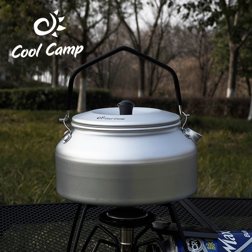 Outdoor camping kettle ultra-light aluminum portable camping kettle coffee pot travel retro tea kettle car cooker