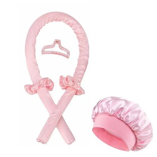 Cross-Border Shower Cap, Nightcap, Heat-Free Lazy Curling Iron Set, Sleep Foam Sponge, Big Wave Set, Curling Iron