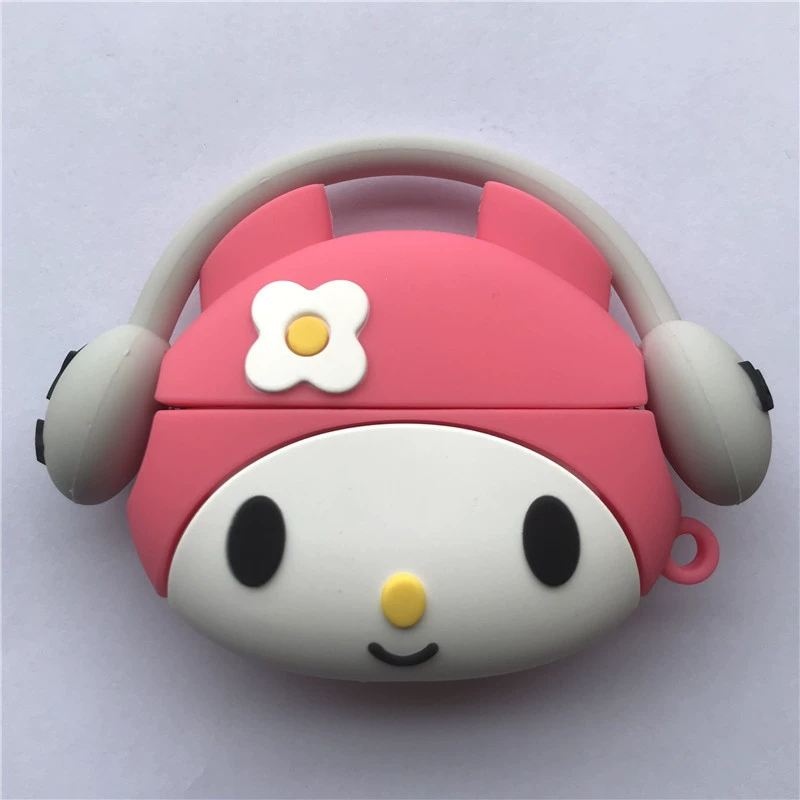 Силиконовый защитный чехол для Apple AirPods (3-е поколение) — дизайн мультгероя, зацепляющий или хвост, беспроводная совместимость
