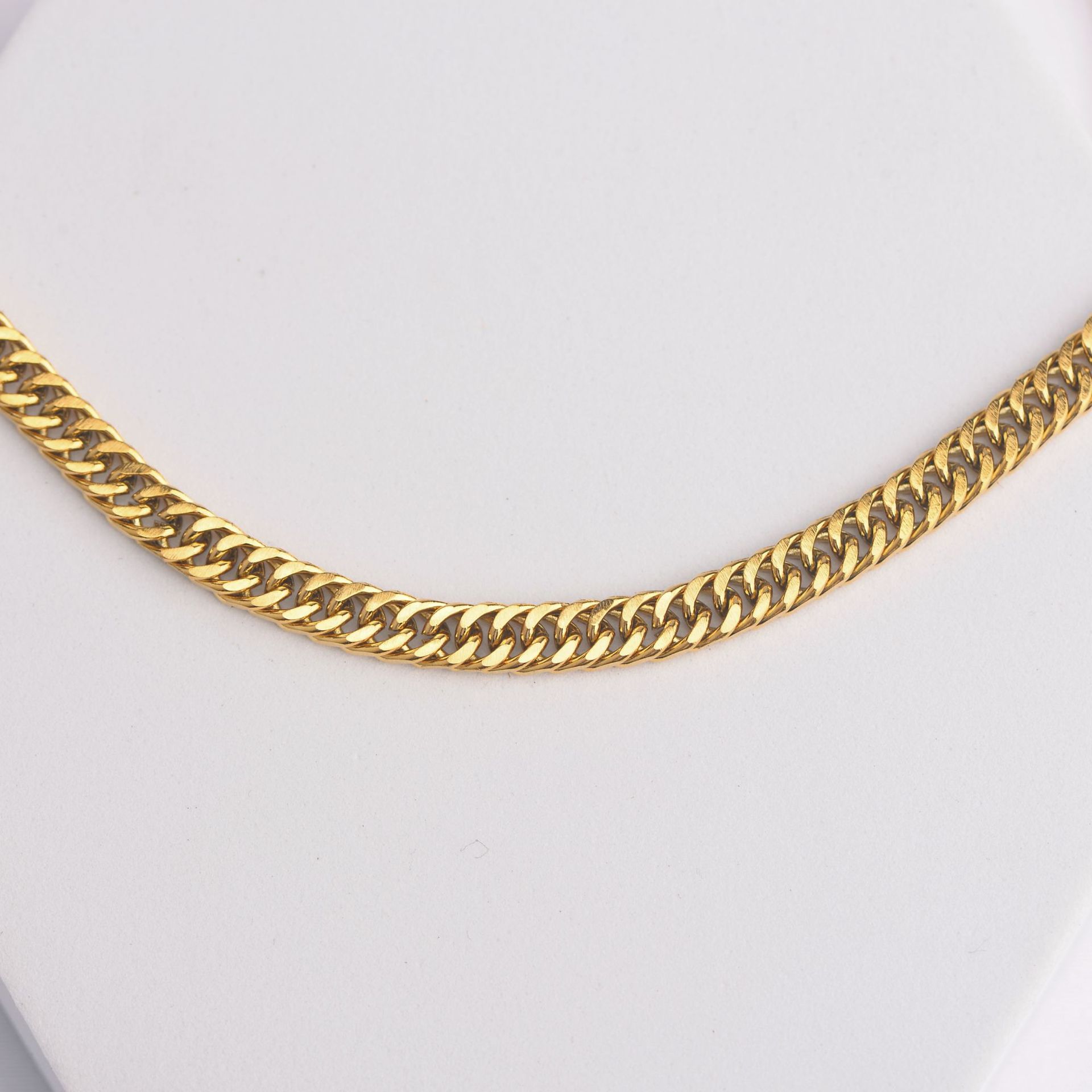 22g Weight Vacuum Plating Gold Plating Process Necklace Classification 304 Stainless Steel Chain Material Wholesale Jewelry Punk Waves Stainless Steel Plating Necklace