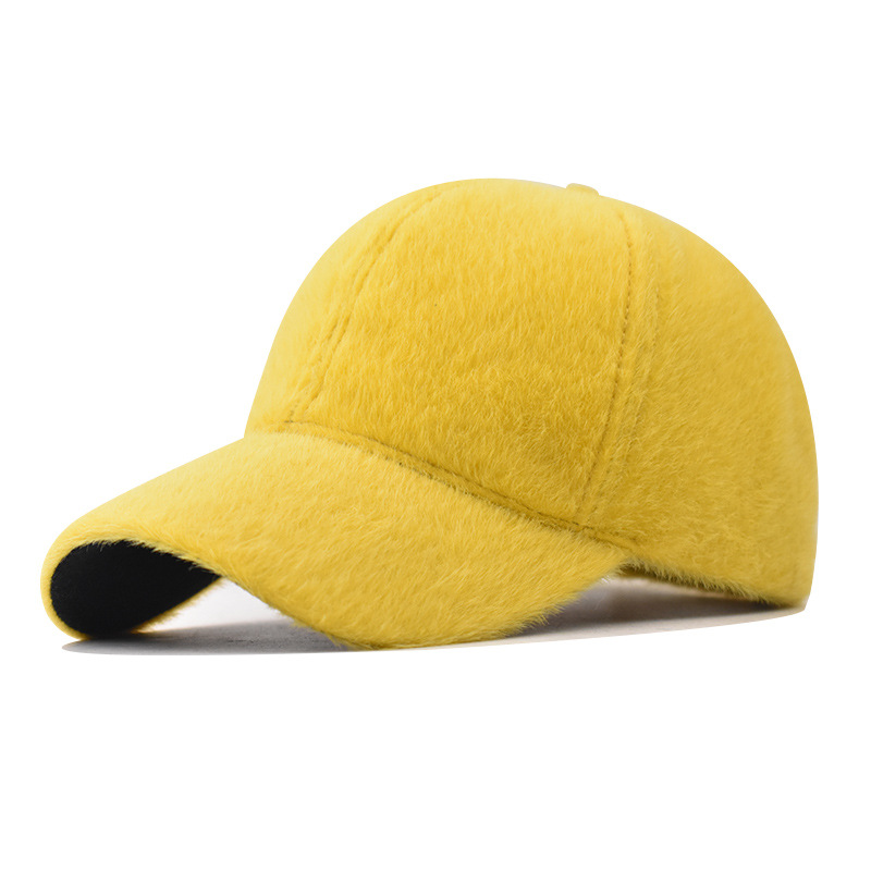 Women's Casual Solid Color Crimping Baseball Cap display picture 3