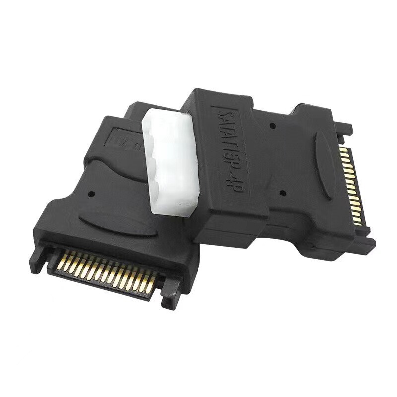 SATA Head IDE Large 4Pin Male to SATA 15p Female Hard Drive Power Adapter 4Pin Molex IDE