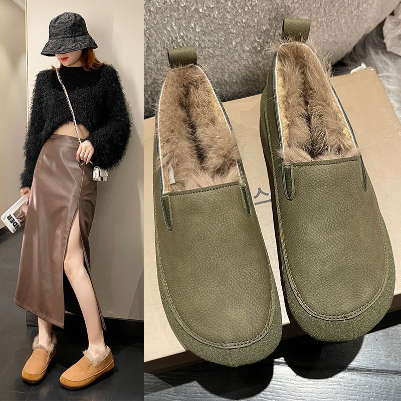 Winter fashionable warm women's slippers