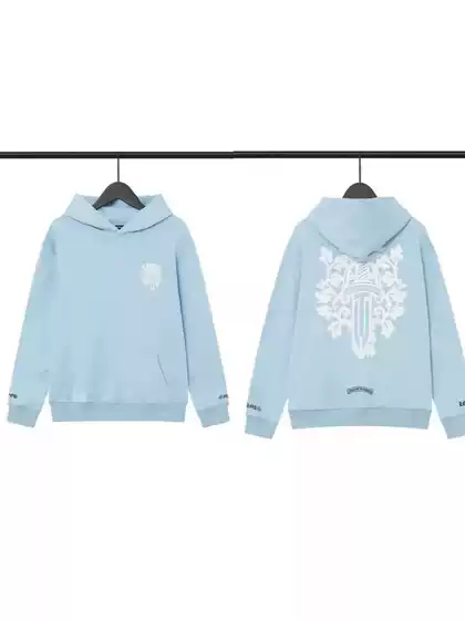 New 2024 CH Matty Boy Graffiti Light Blue Hoodie