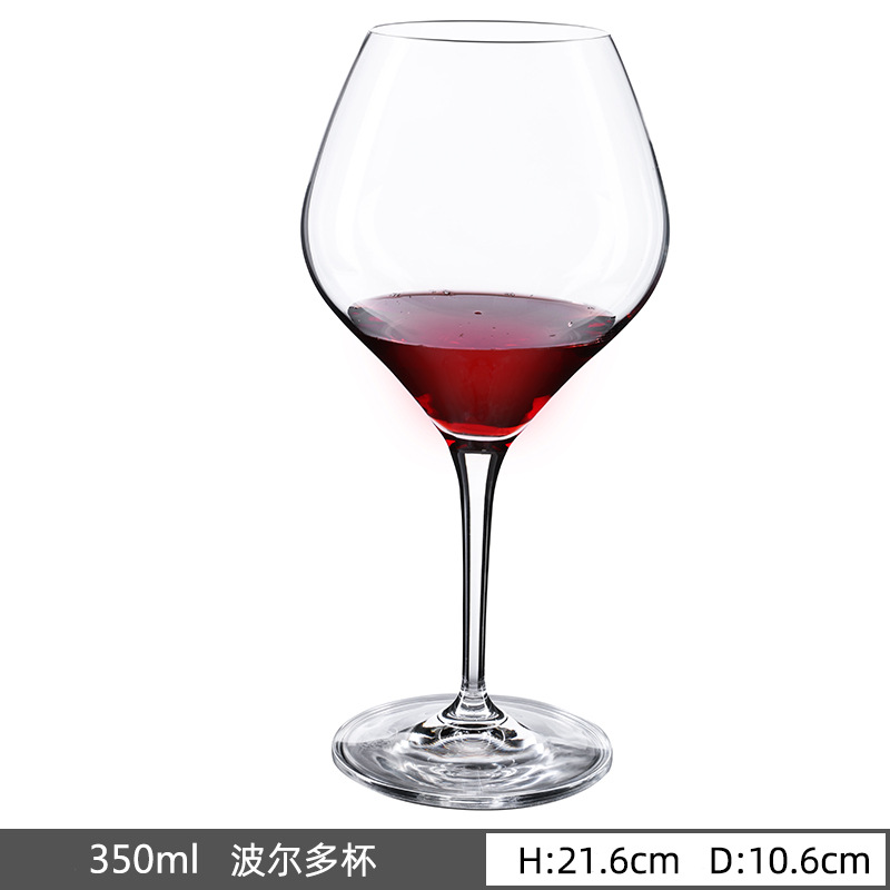 Tazas de vino rojo Lexbordo importaciones checas de cristal sin plomo tazas de hotel de restauración personalizadas al por mayor