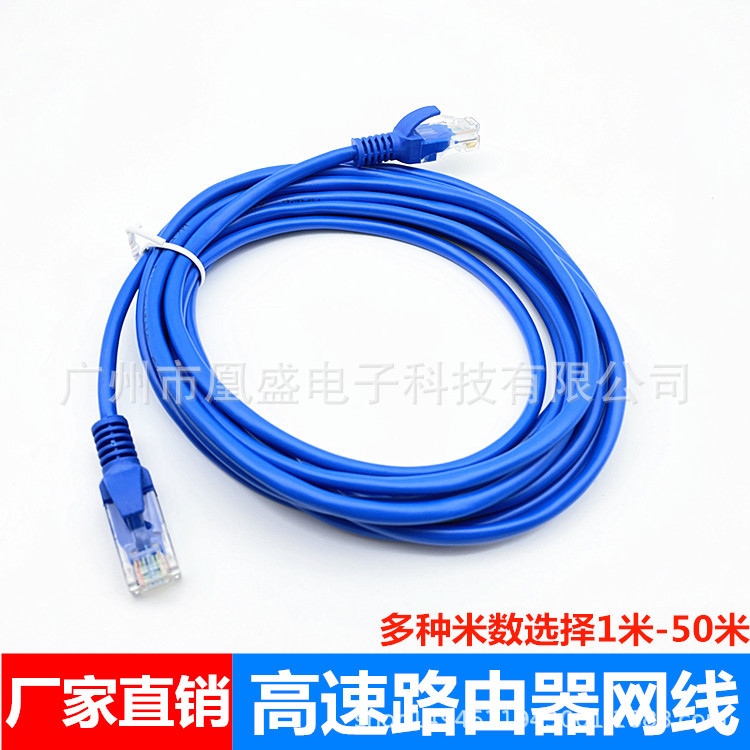厂家批发网线跳线成品网络双绞线超五类网线30/2/3/5/10/20/1米