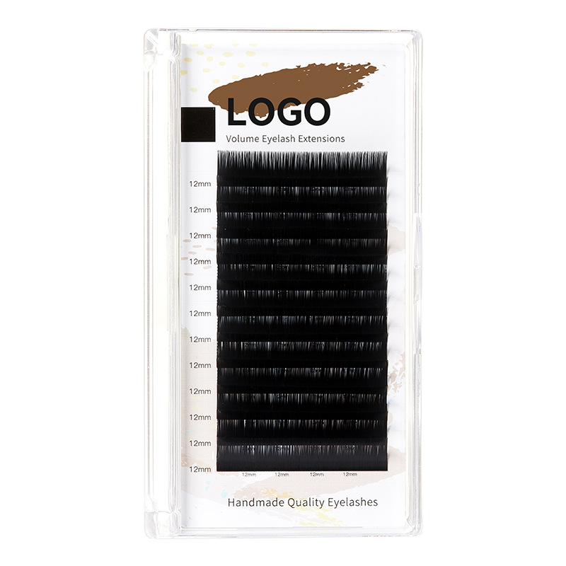 Fábrica transfronteriza 0.07 densa línea de cabello redondo único denso Fox más pestañas florecientes injerto de pestañas