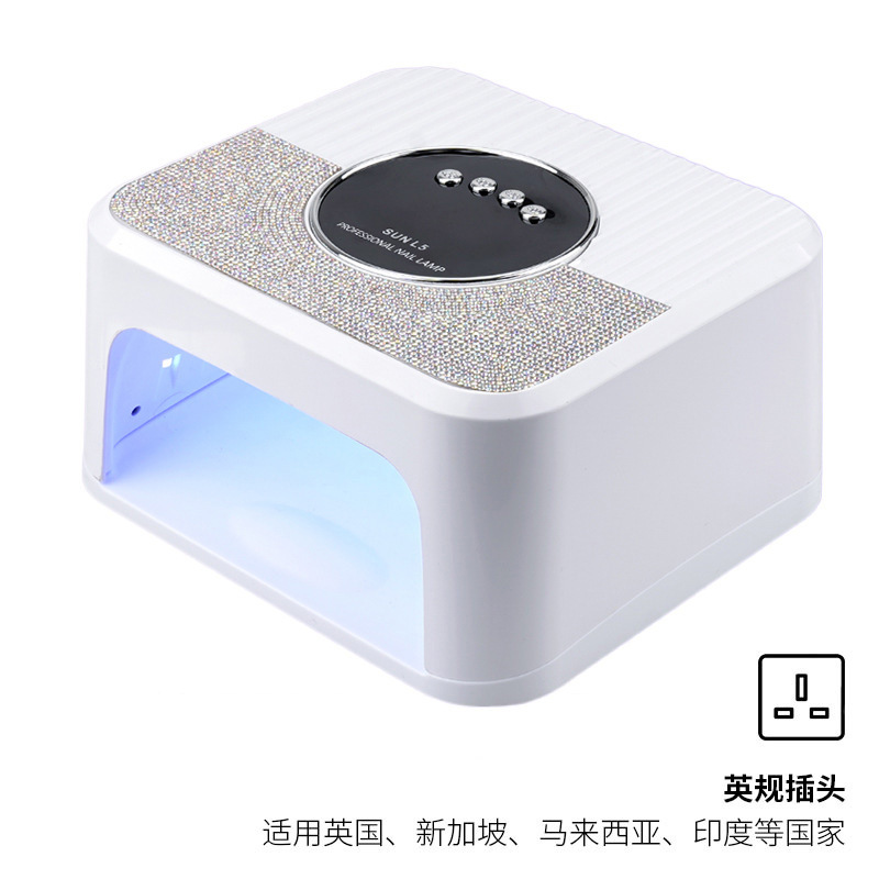 Lámpara de manicuras transfronteriza de alta capacidad 268W de alta potencia de dos manos de manicuras de uñas de secado rápido pegamento de manicuras de luz de terapia de la tienda de manicuras