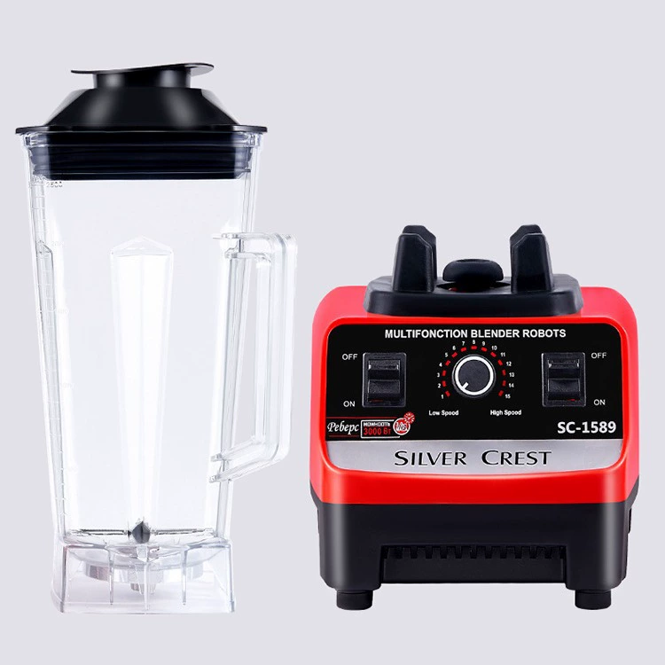Blender with large capacity, dual cups, multifunction high-speed blender, ice crusher, food processor, grinder