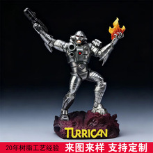 定制装甲战士树脂工艺品盲盒公仔创意摆件仿真客厅装饰pvc注塑