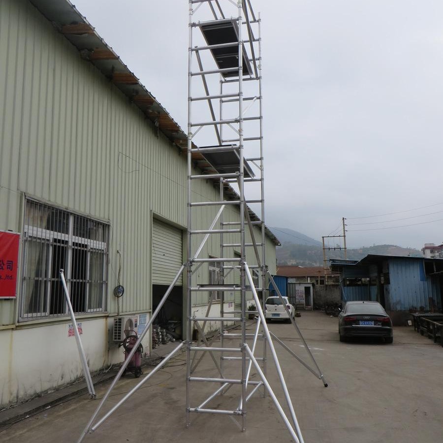 外贸德标组装式铝合金脚手架扣件创意款一件起订亚马逊速卖通脚手