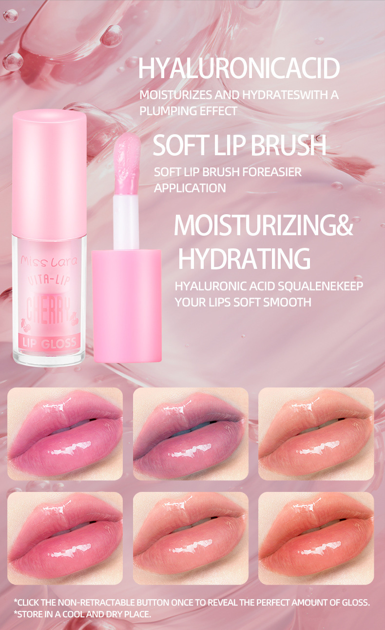MissLara Six-color Lip Gloss Brightening and hydrating Lip Gloss undefined