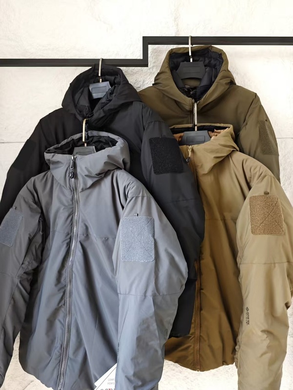 高质量军鸟棉服连帽外套男女款户外运动防风连帽保暖LOGO登山服|undefined