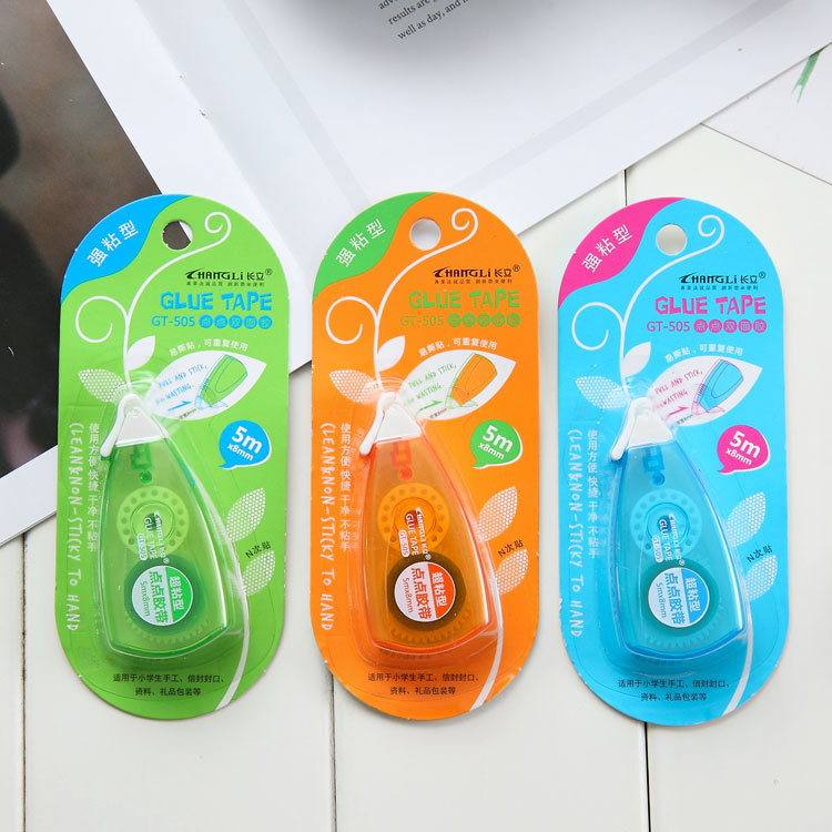 Baihang dot pegamento simple ins etiqueta de diario transparente con cinta de corrección linda DIY punto borrable cinta de doble cara