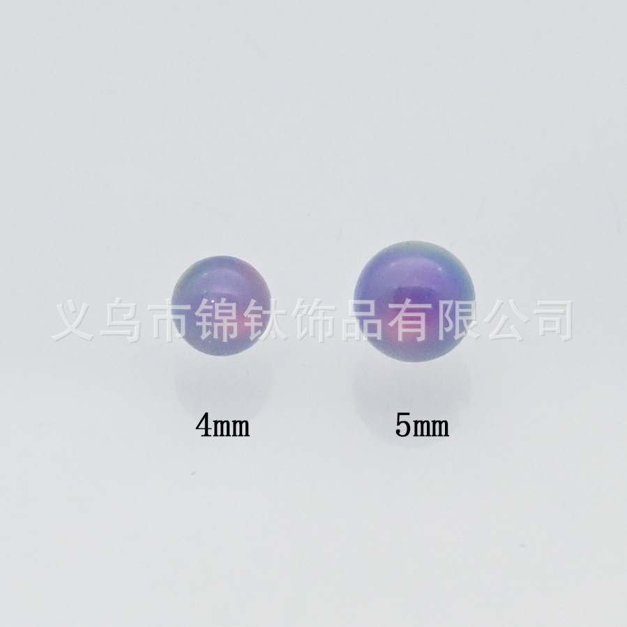 F136チタン合金キャンディー色粘歯星雲澳宝円珠耳釘唇釘舌釘代替頭穿刺アクセサリー