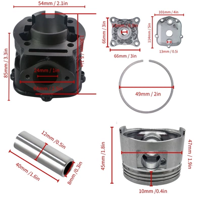 Motorcycle Parts Cylinder Cylinder and parts