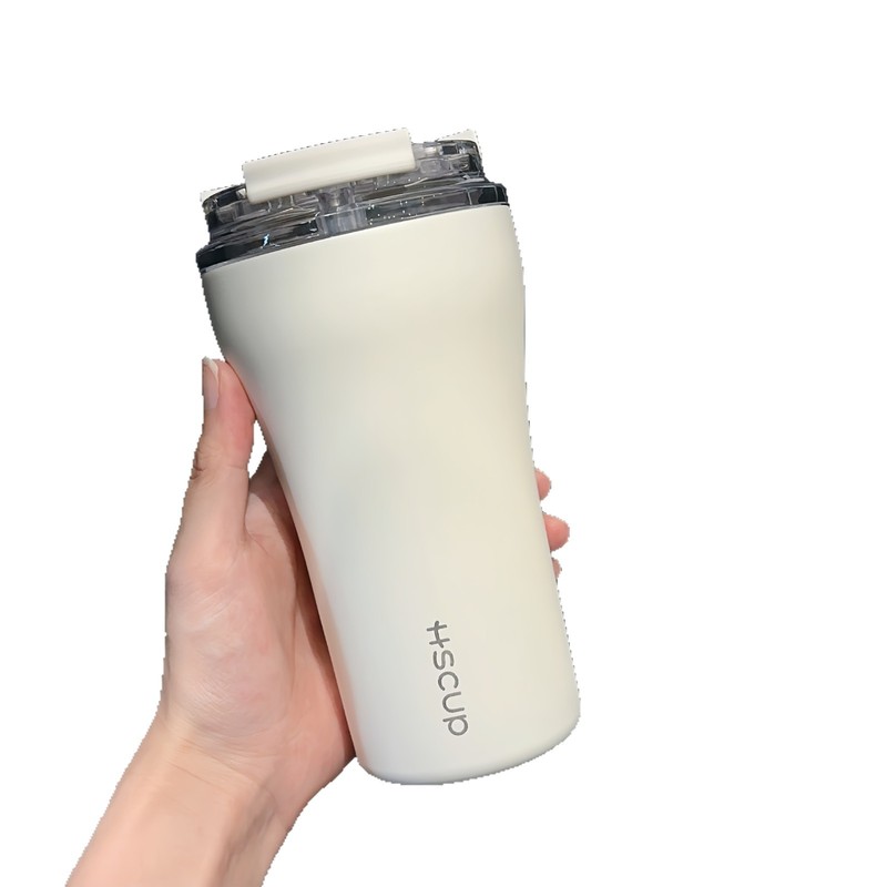 新しいファッションダブルドリンクステンレス鋼コーヒーカップ男性と女性の水カップシンプルなタンブラーカップ|undefined