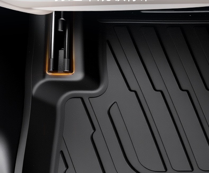 Universal car floor mats, injection-molded TPE material, one-piece design, stain-resistant and easy to clean, suitable for all car models, promotes health and is safe for babies and mothers